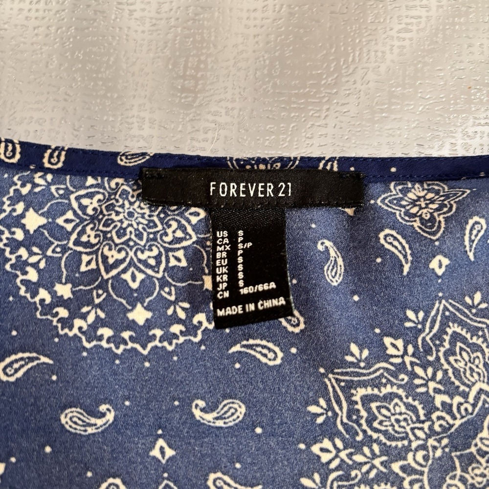 Forever 21 Romper Womens Small Indie Festival Summer Vacation Travel Resortwear - Picture 5 of 5
